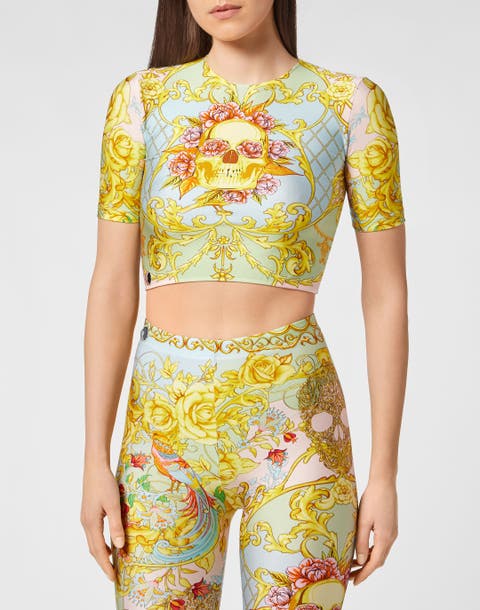 Crop Top Ss Baroque Women