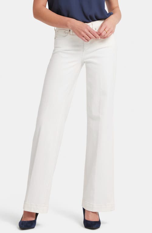 NYDJ Teresa Wide Leg Jeans in Winter White 