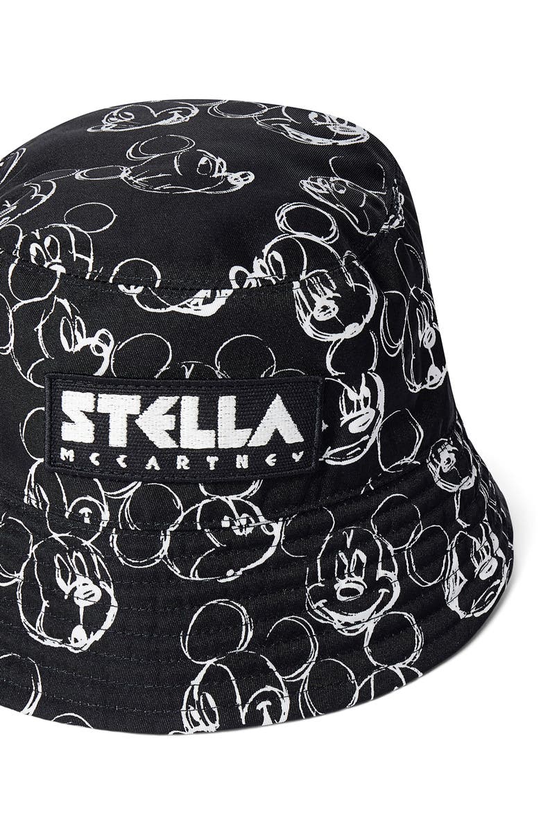 Stella McCartney x Disney Mickey Logo Bucket Hat, Alternate, color, 