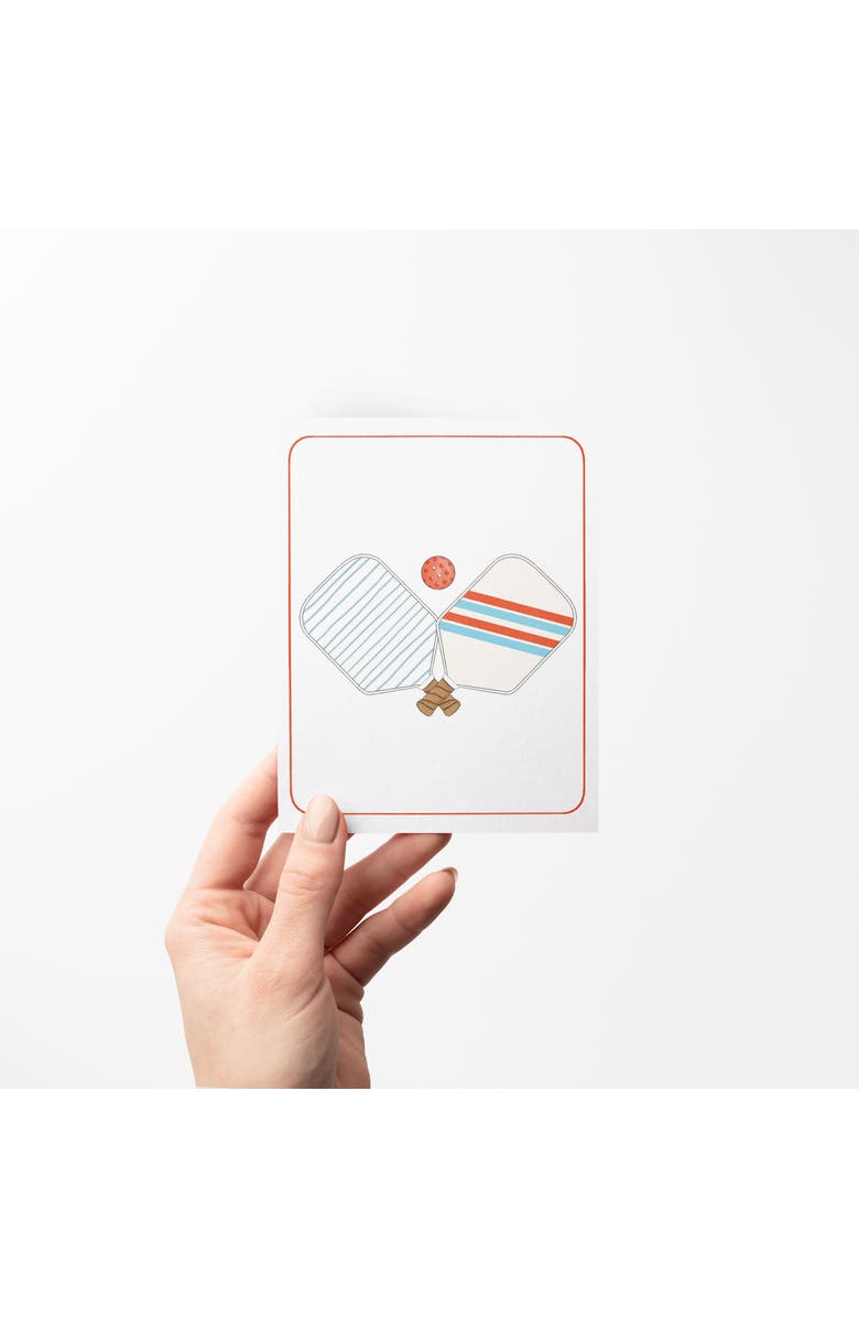 Ramus & Co Love/Valentine's Assorted Greeting Card Pack (3ct) "Pickleball Couple, Heart Plaid, Pickleball", Alternate, color, Multi-Pack