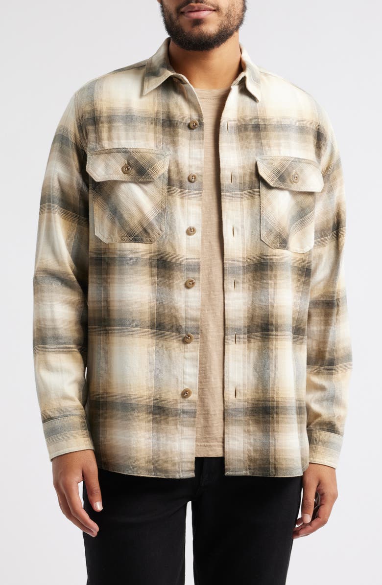 Pendleton Burnside Plaid Cotton Button-Up Shirt, Main, color, 