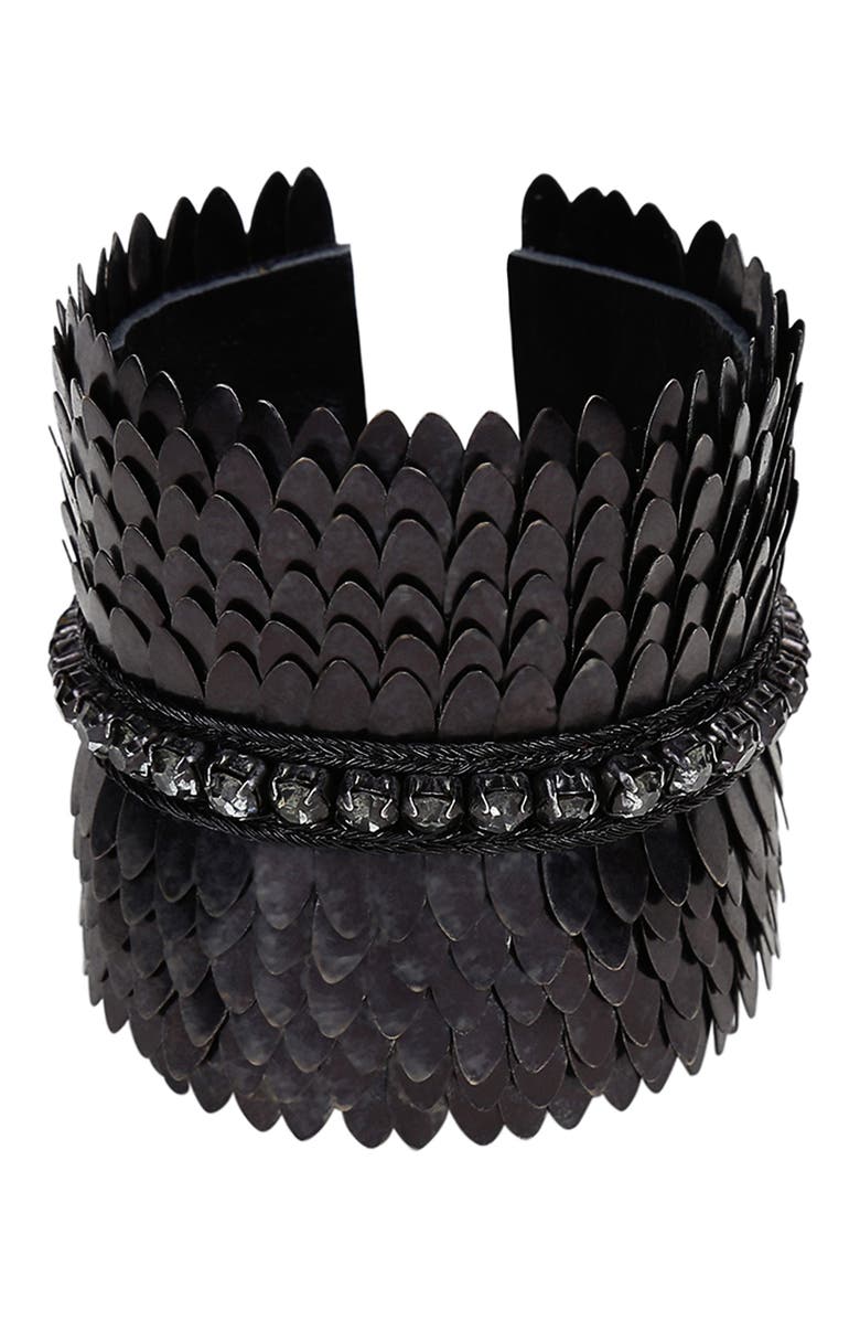 Deepa Gurnani Gigi Cuff Bracelet, Main, color, 