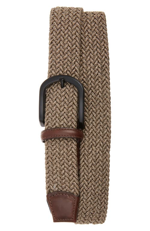 Torino Braided Mélange Belts in Khaki  product