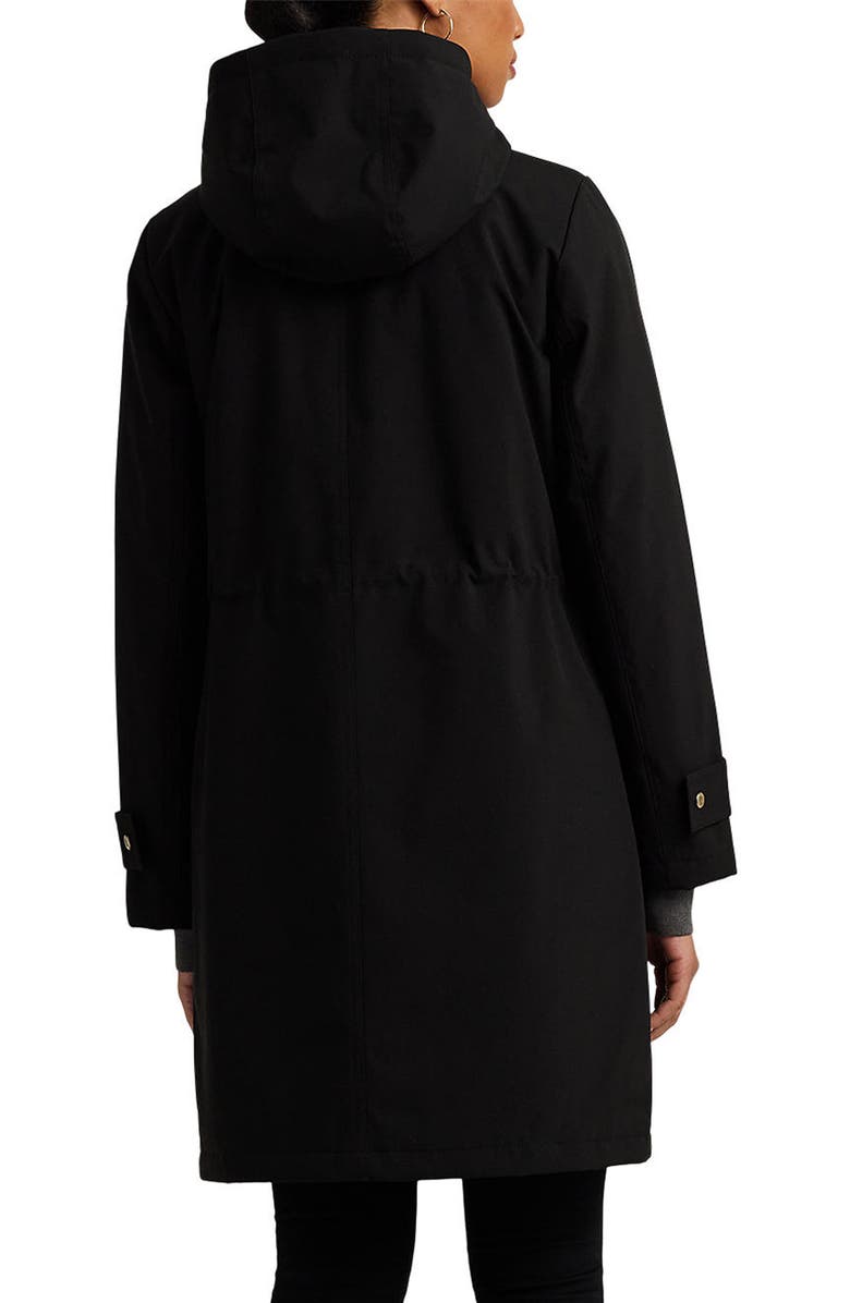 Lauren Ralph Lauren Hooded Water Resistant Rain Anorak, Alternate, color, 
