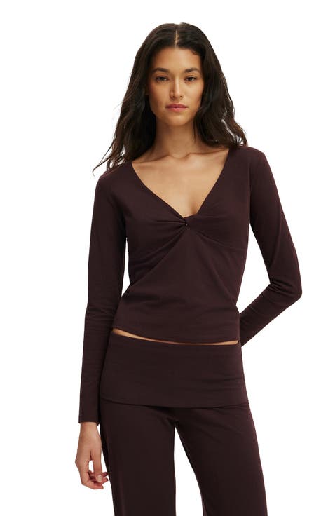 Women's Dreamy Soft Twist Detail Top