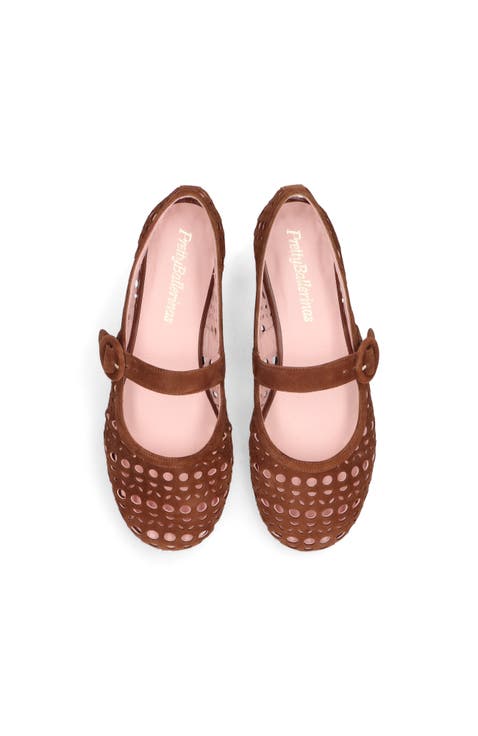 Suede Die Cut Mary Jane