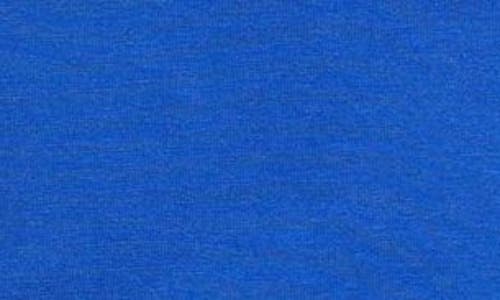 Loveappella Asymmetric Drape Top In Royal