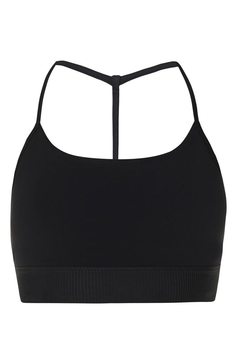Sweaty Betty Ultimate Studio Ribbed Sports Bra, Alternate, color, Black