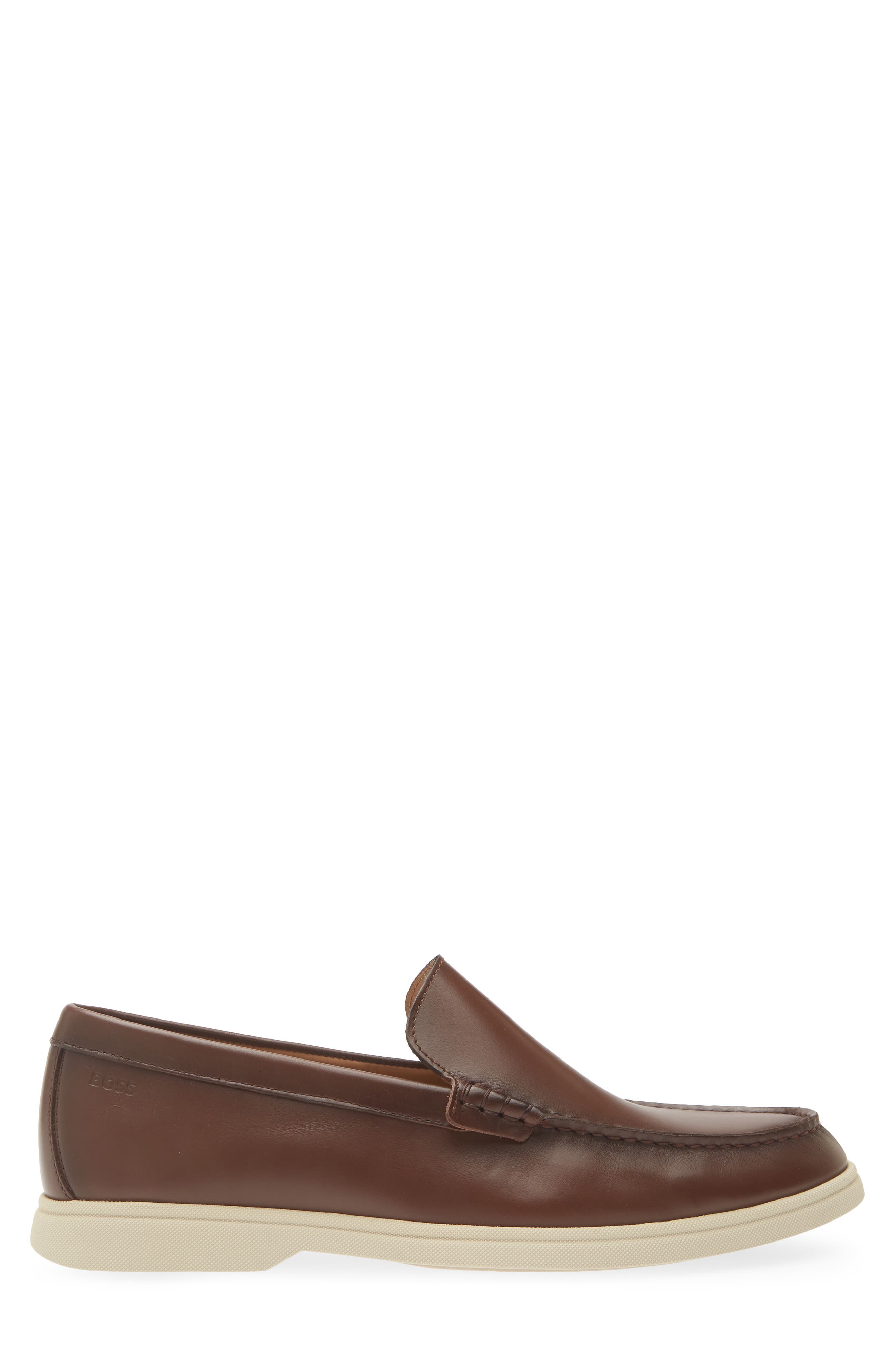 Sienne Moc Toe Loafer, Alternate, color, MEDIUM BROWN