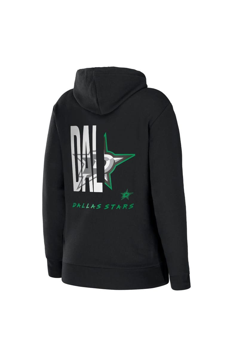 WEAR by Erin Andrews Women's WEAR by Erin Andrews Black Dallas Stars Sponge Full-Zip Hoodie, Alternate, color, 
