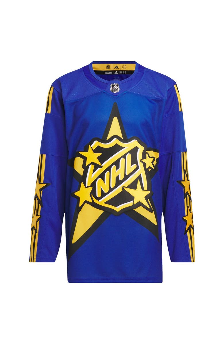 adidas Men's 2024 NHL All-Star Game adidas x drew house  Blue Primegreen Authentic Jersey, Alternate, color, 