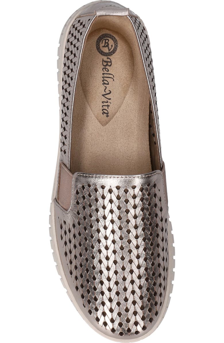 Bella Vita Helm Sneaker, Alternate, color, Champagne Leather