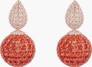 Kellery Sunset Ombré Pavé Sphere Earrings