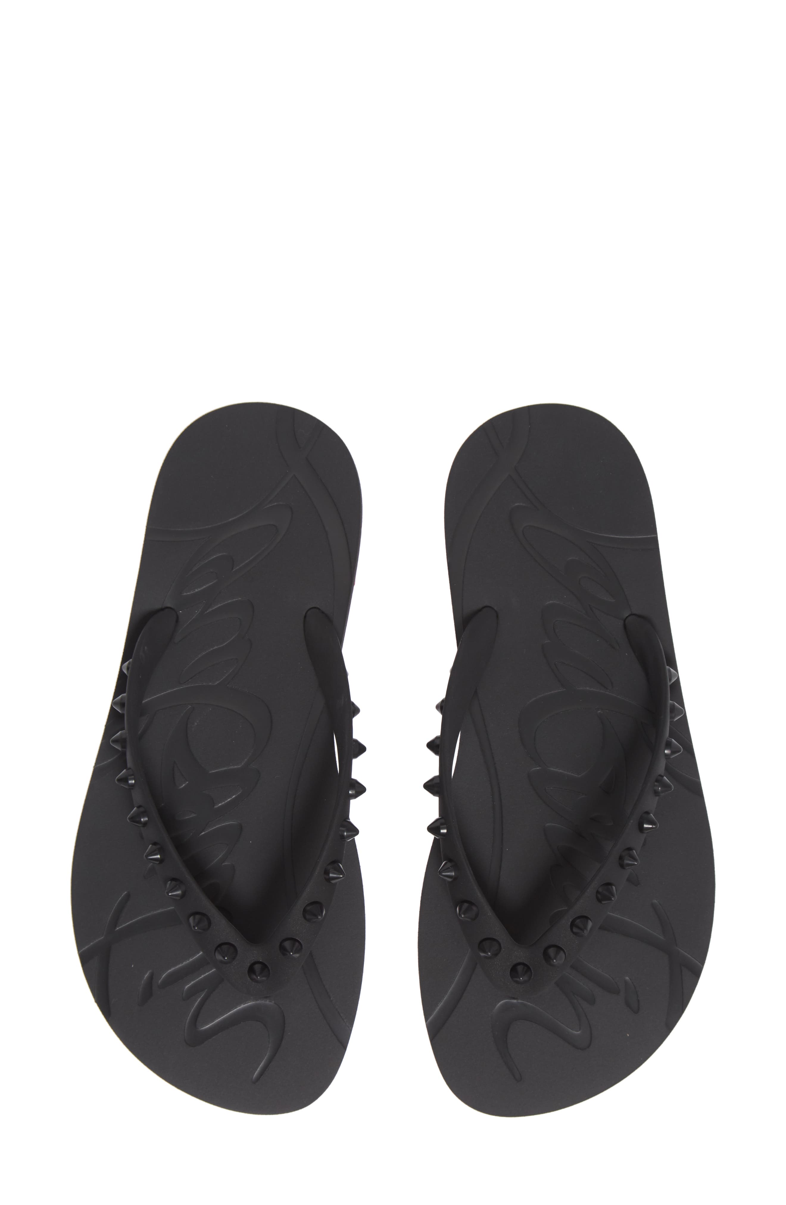 Loubi Flip Flop, Alternate, color, BLACK
