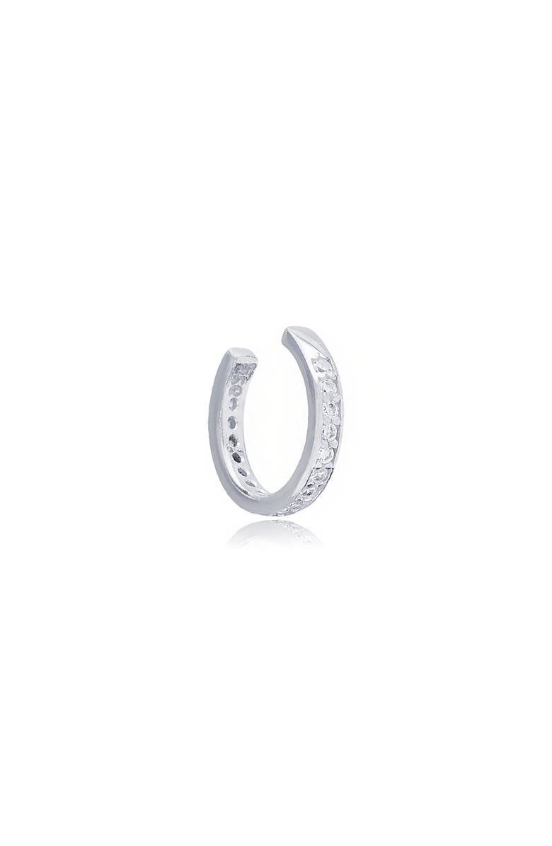 Mazin Jewels Lumen Ear Cuff, Alternate, color, Silver