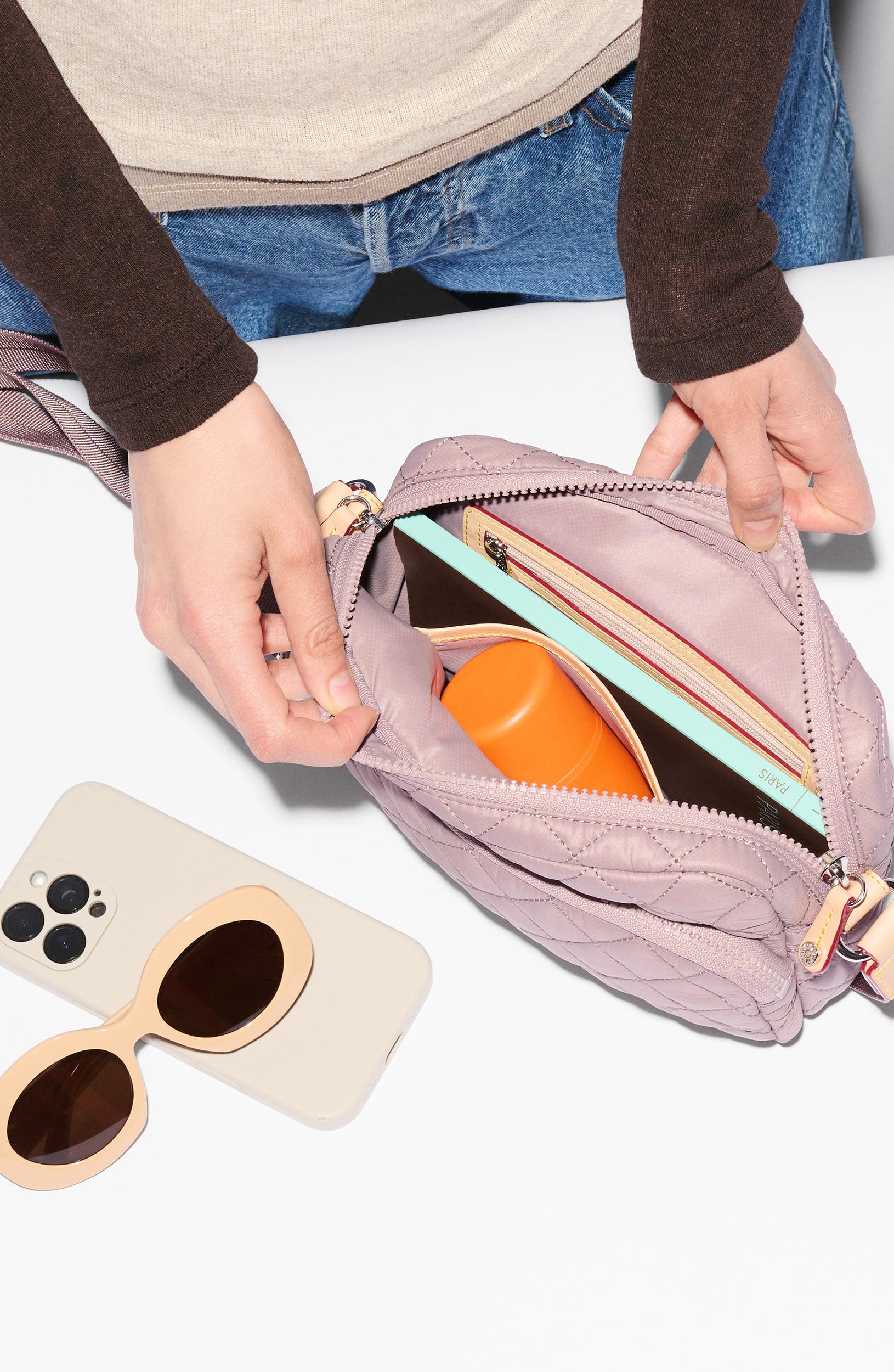 Small Metro Camera Bag, Alternate, color, QUAIL