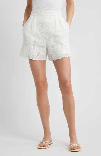 Nation LTD Archer Appliqué Cotton Shorts