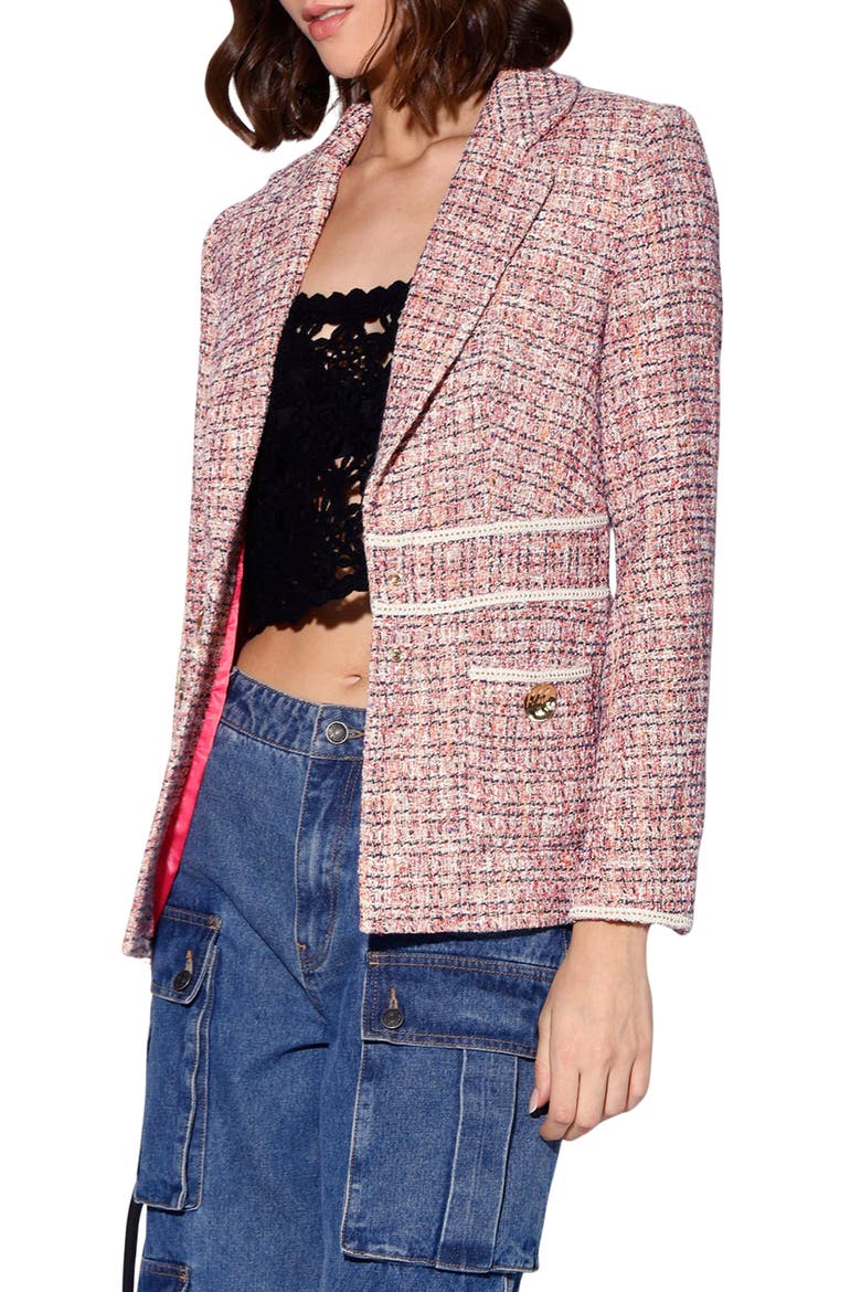 Huxley Tweed Blazer, Alternate, color, CANYON TWEED