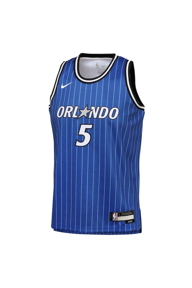 Youth Nike Paolo Banchero Blue Orlando Magic Icon Edition Swingman Jersey, Alternate, color, Blue