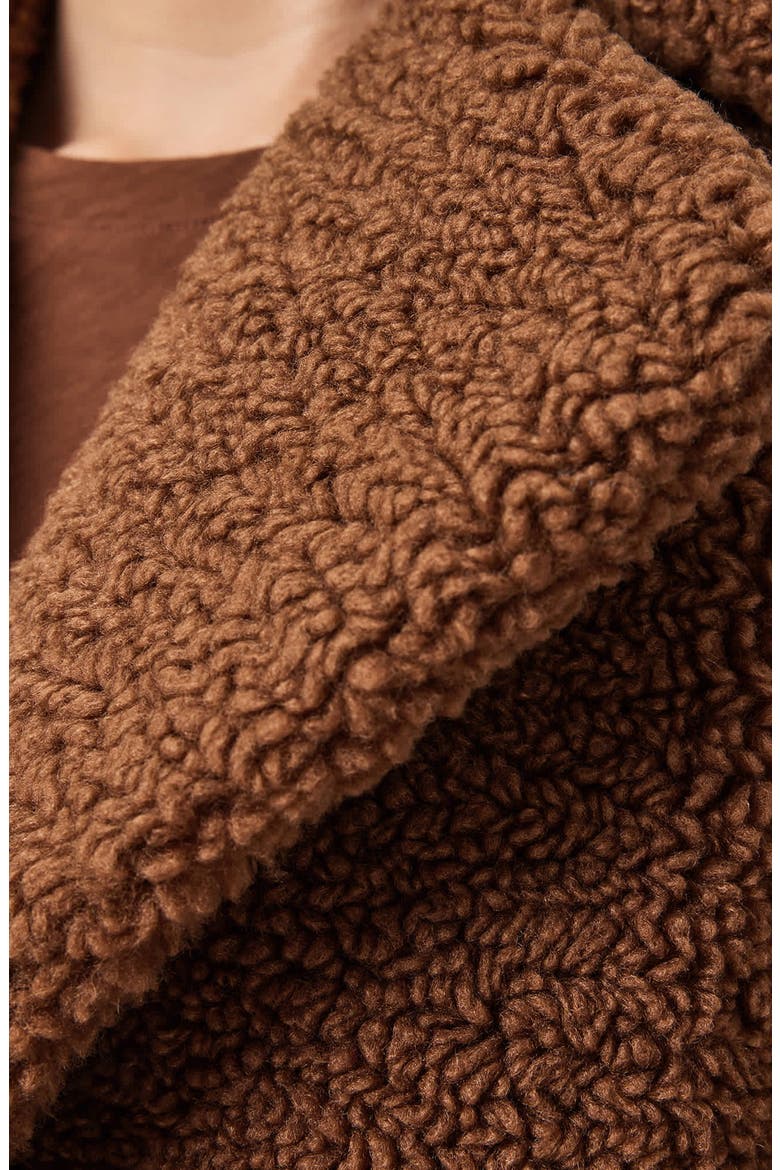 Eddie Teddy Jacket, Alternate, color, COGNAC BROWN