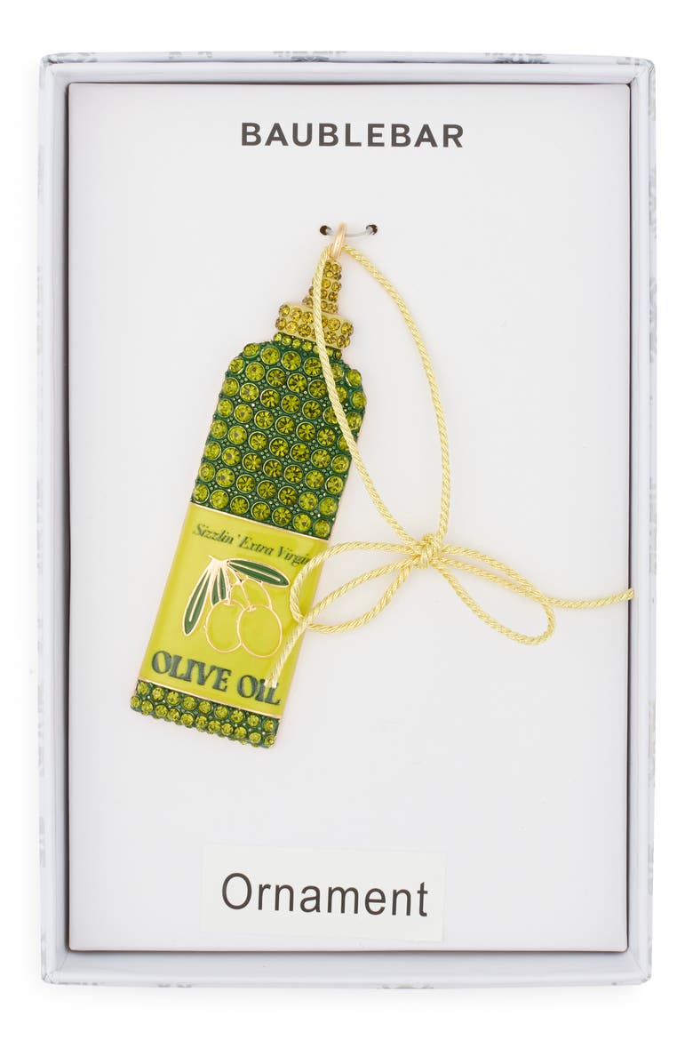 Oilve Oil Ornament, Alternate, color, GREEN