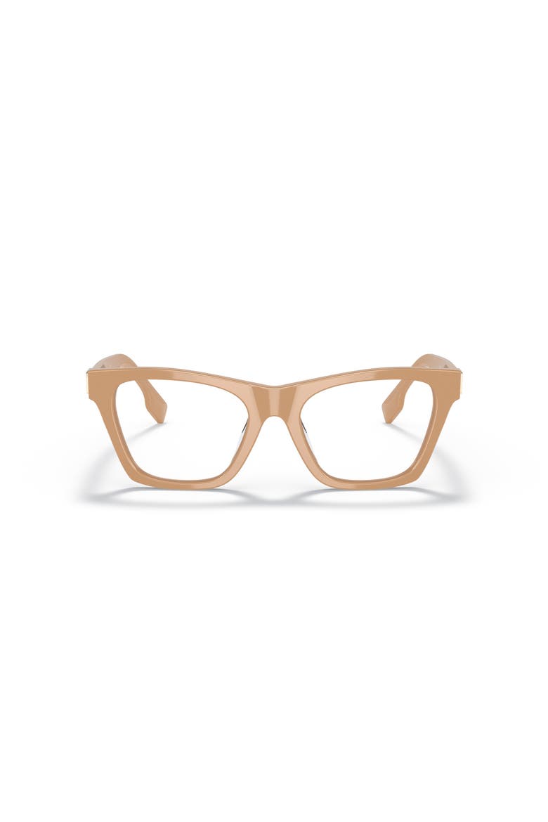 50mm Square optical glasses, Alternate, color, Beige