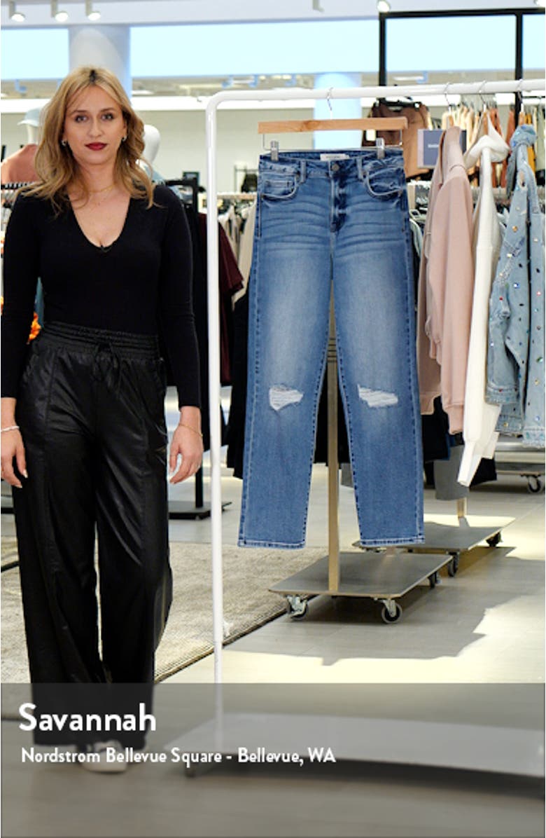 Distressed Straight Leg Jeans, sales video thumbnail