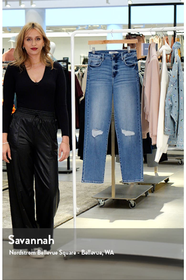 Distressed Straight Leg Jeans video