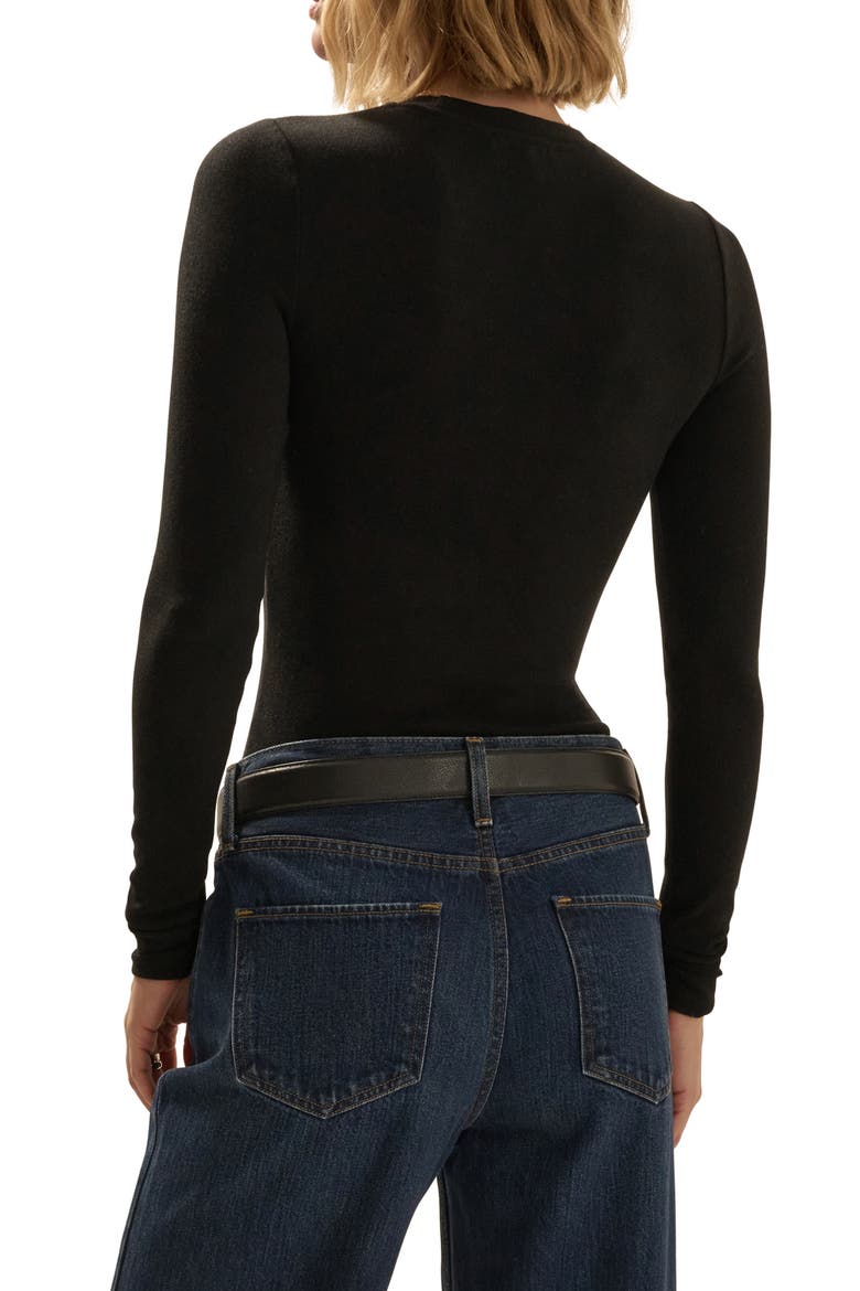 The Heritage Long Sleeve Tee, Alternate, color, BLACK