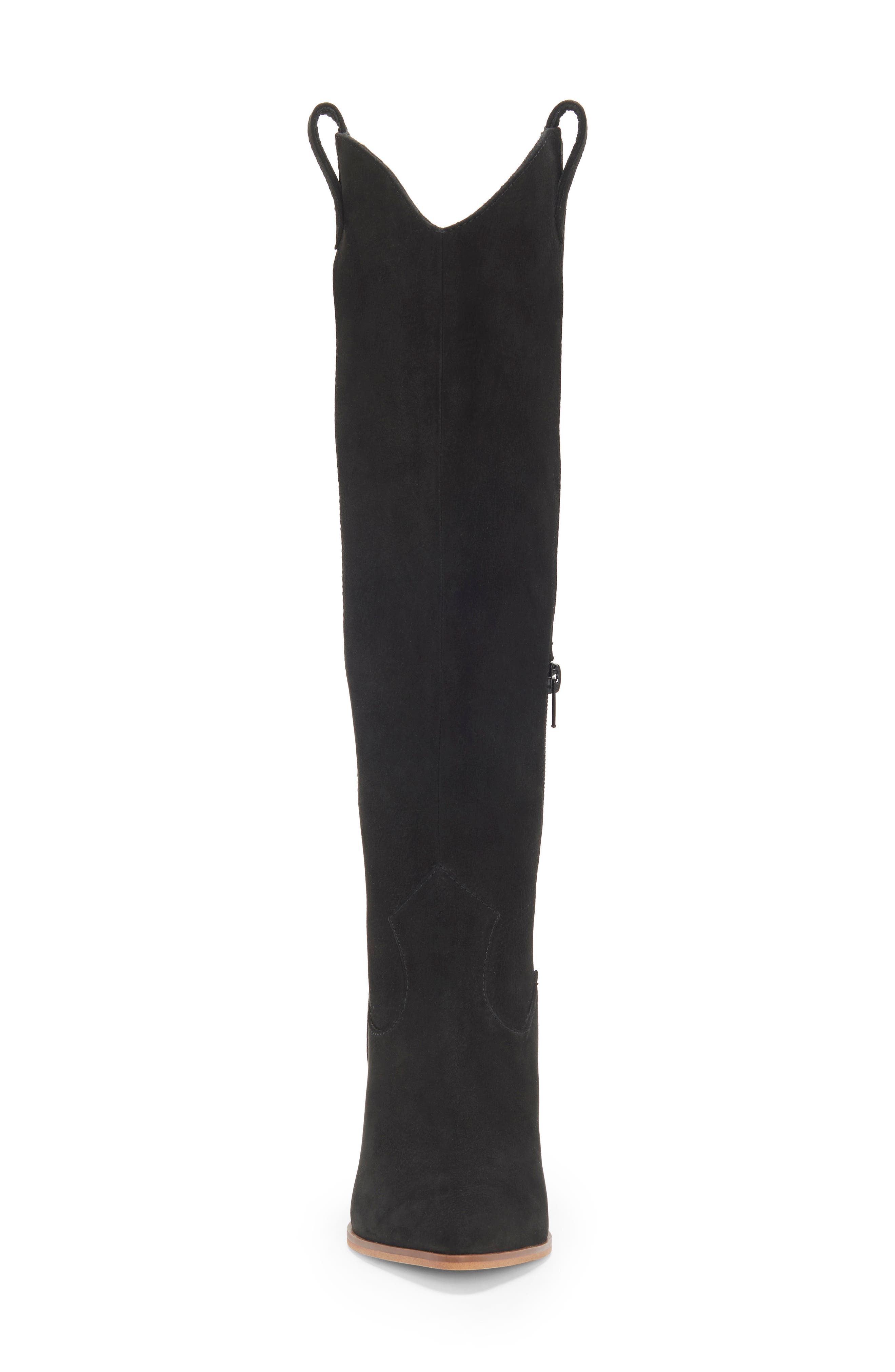 Havrie Knee High Boot, Alternate, color, BLACK FABRIC