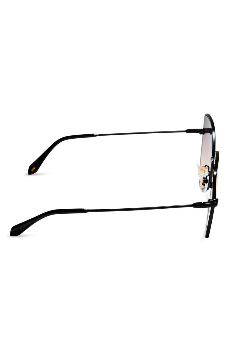 DIFF Iris Black Sunglasses with Case Iris Matte Black + Twilight Gradient – B.loved main image 4
