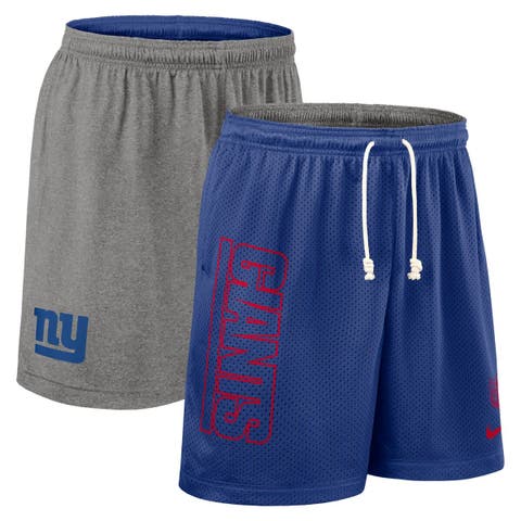 Men's Nike Royal New York Giants Sideline Reversible Performance Shorts