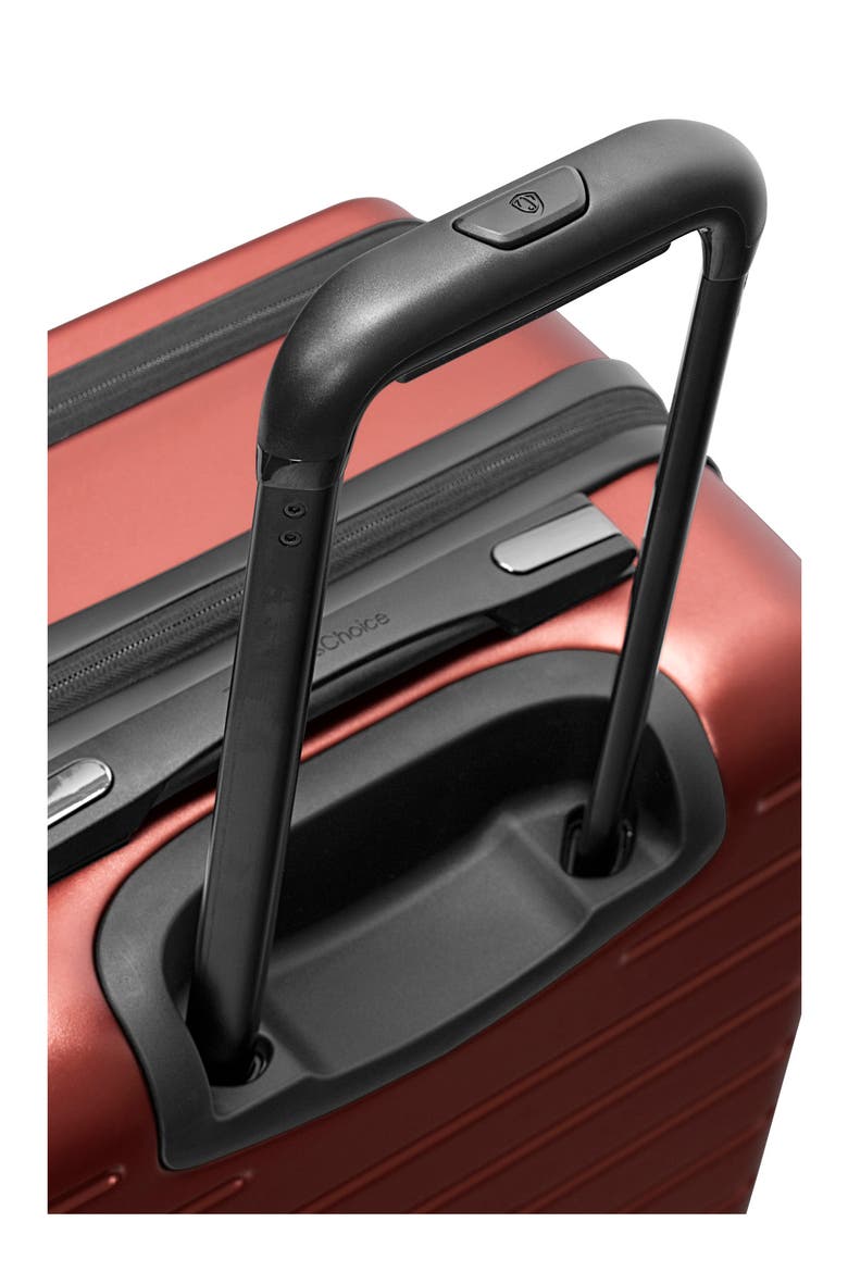 Mykel 22-Inch Carry-On Hardside Spinner Luggage, Alternate, color, RED