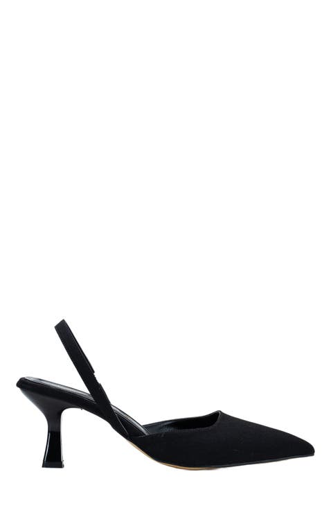 Rae Slingback Kitten Heel Pumps