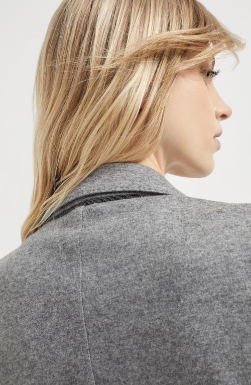 Brunello Cucinelli Deconstructed Blazer In Grey