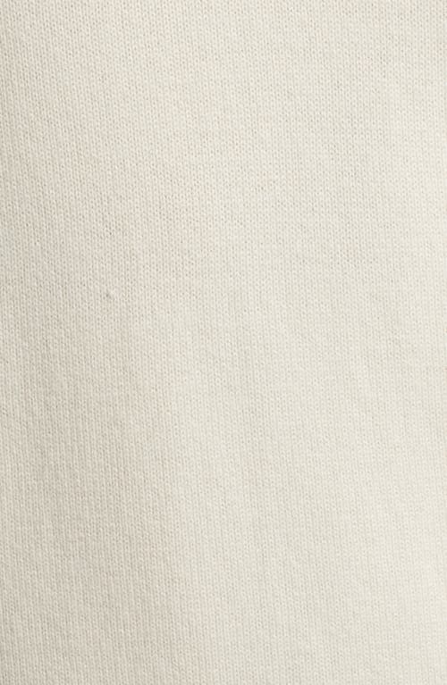 Frame Wool & Silk Johnny Collar Sweater In Off White