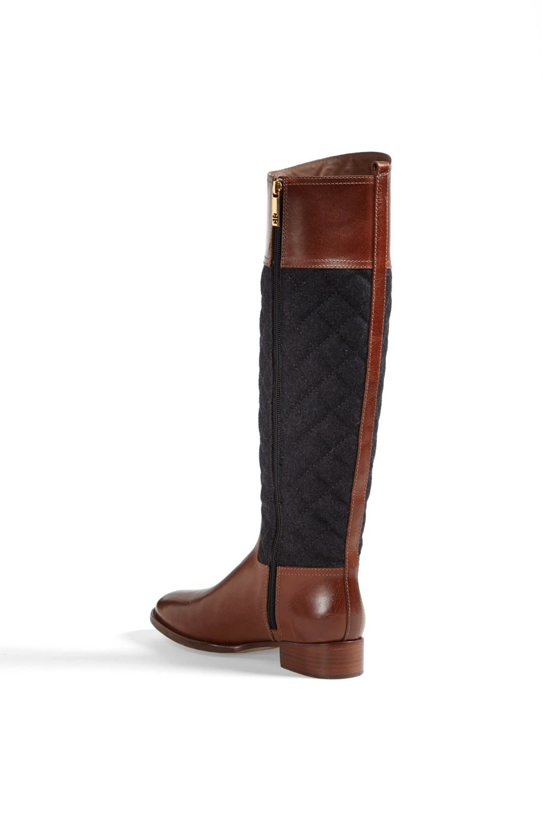 'Rosalie' Riding Boot, Alternate, color, ALMOND/ CHARCOAL