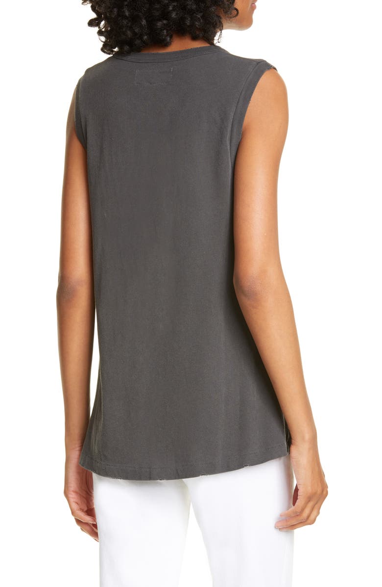 THE GREAT. 'The Sleeveless' Crewneck Tank, Alternate, color, 