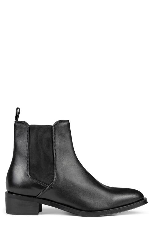 Donald Pliner Men Ashford Black Lizard Print Leather Boot In Black