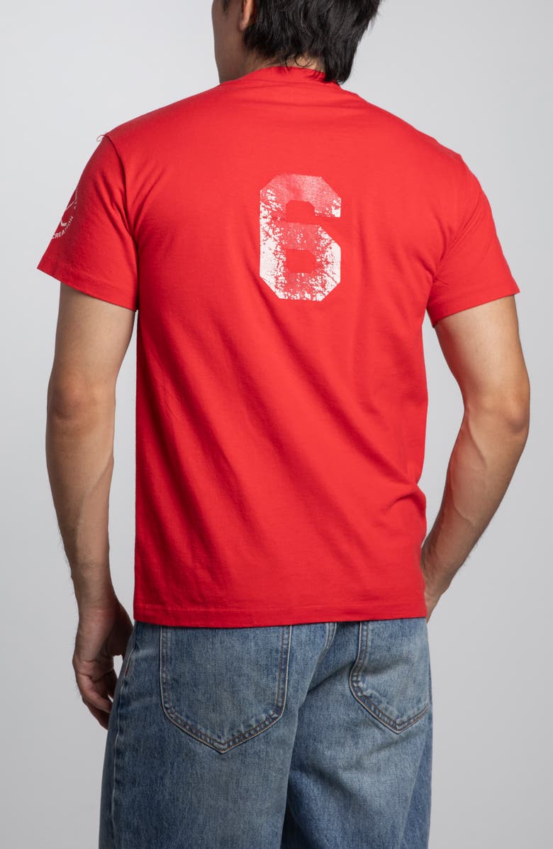 Elwood Vintage Strikers Tee, Alternate, color, Red