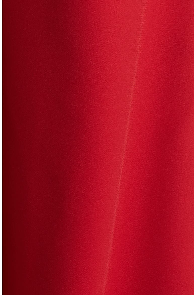 One-Shoulder Wide Leg Satin Jumpsuit, Alternate, color, LIPSTICK RED