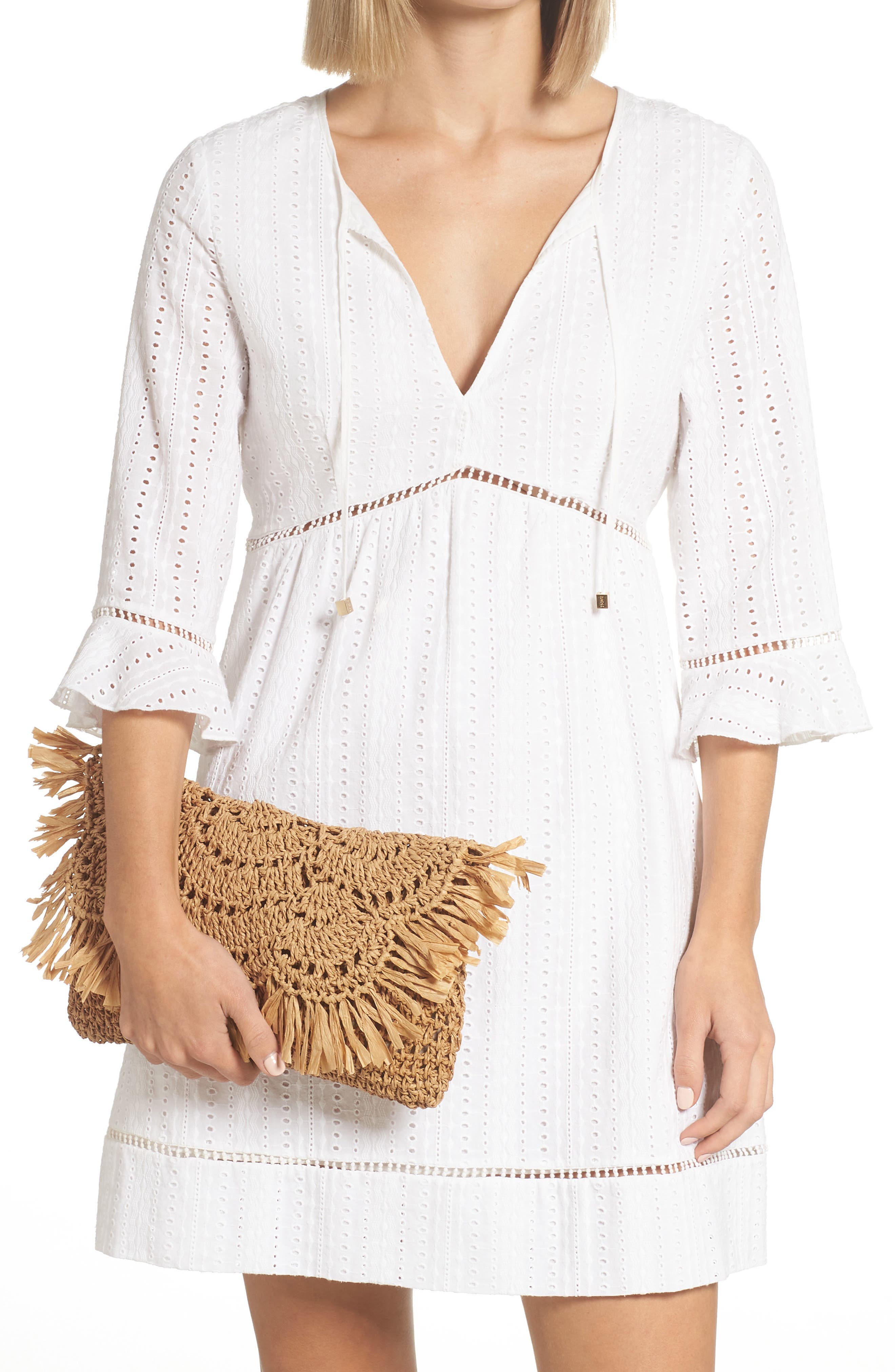 Ella Clutch, Alternate, color, SAND