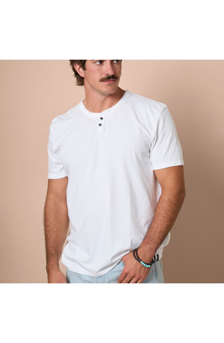 Lucky Brand Leather & Turquoise Beaded Bracelet, Alternate, color, Black/Turquoise