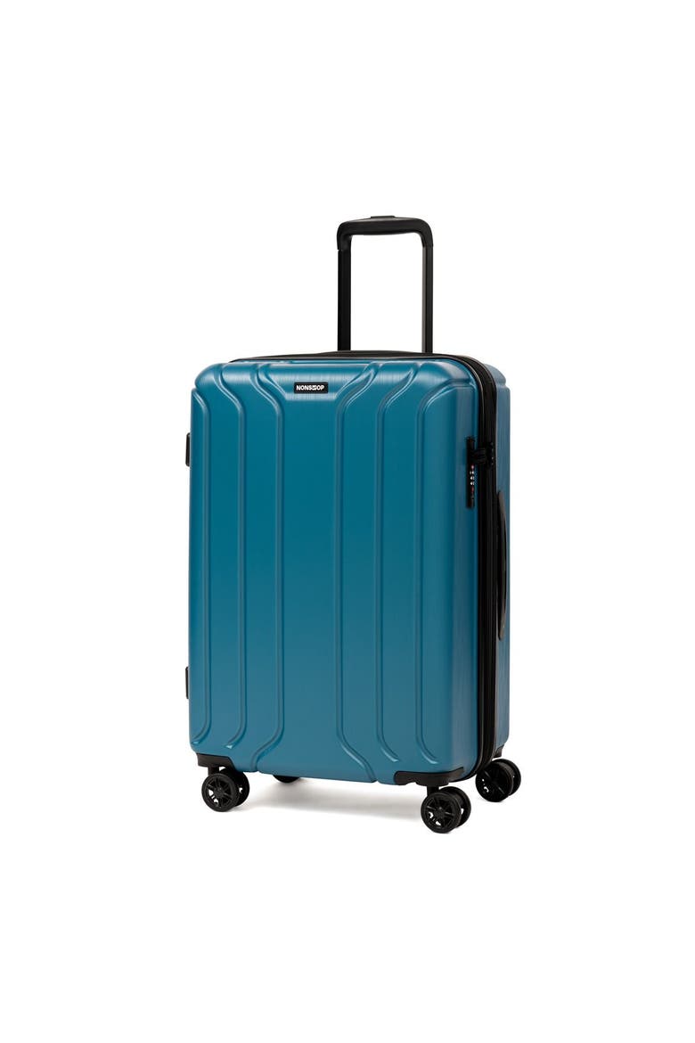 New York 3 Piece Set (20"/24"/ 28") 4 Wheel Luggage Set + 3 Packing Cubes, Alternate, color, Teal