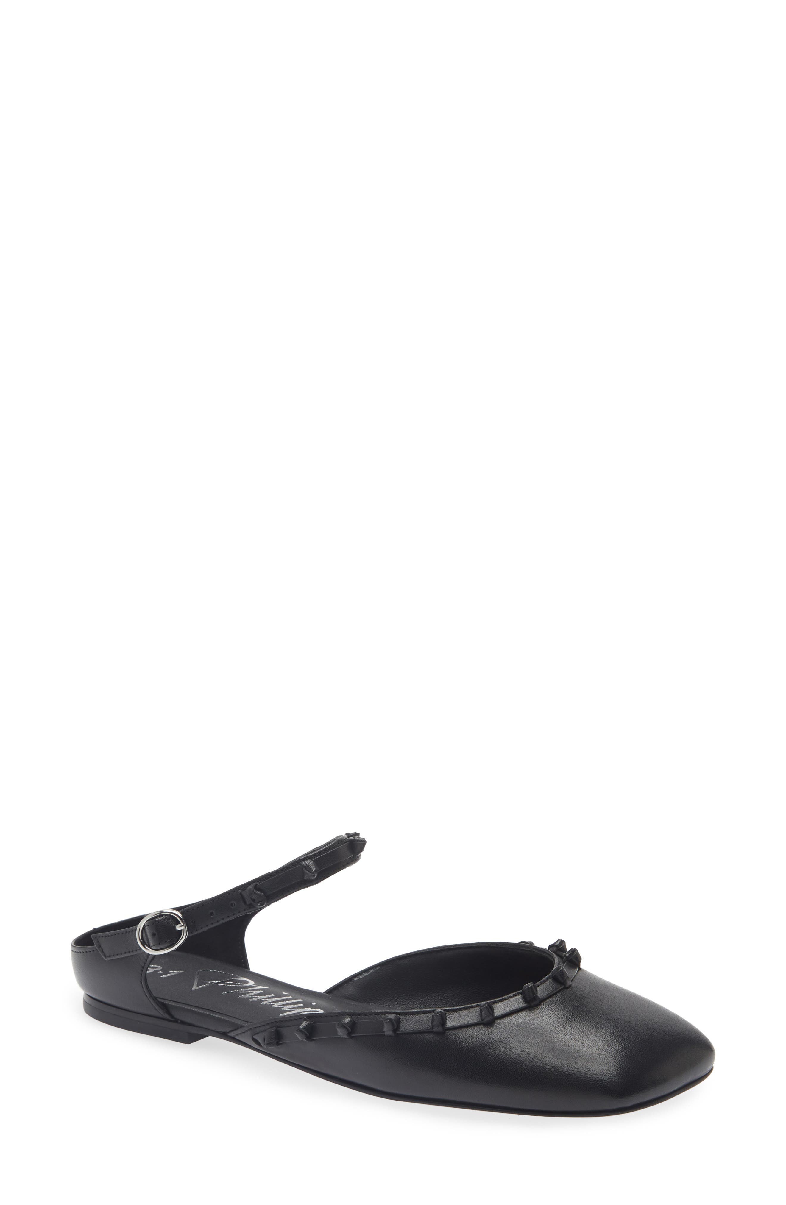 3.1 Phillip Lim Mary Jane Leather Flat