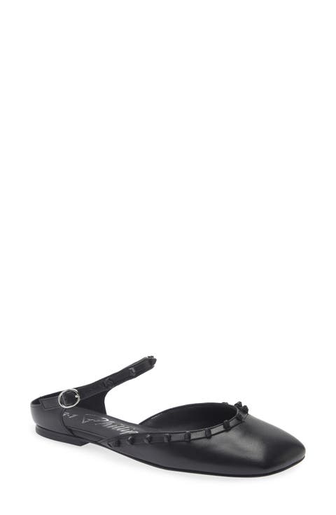 Mary Jane Leather Flat (Women)
