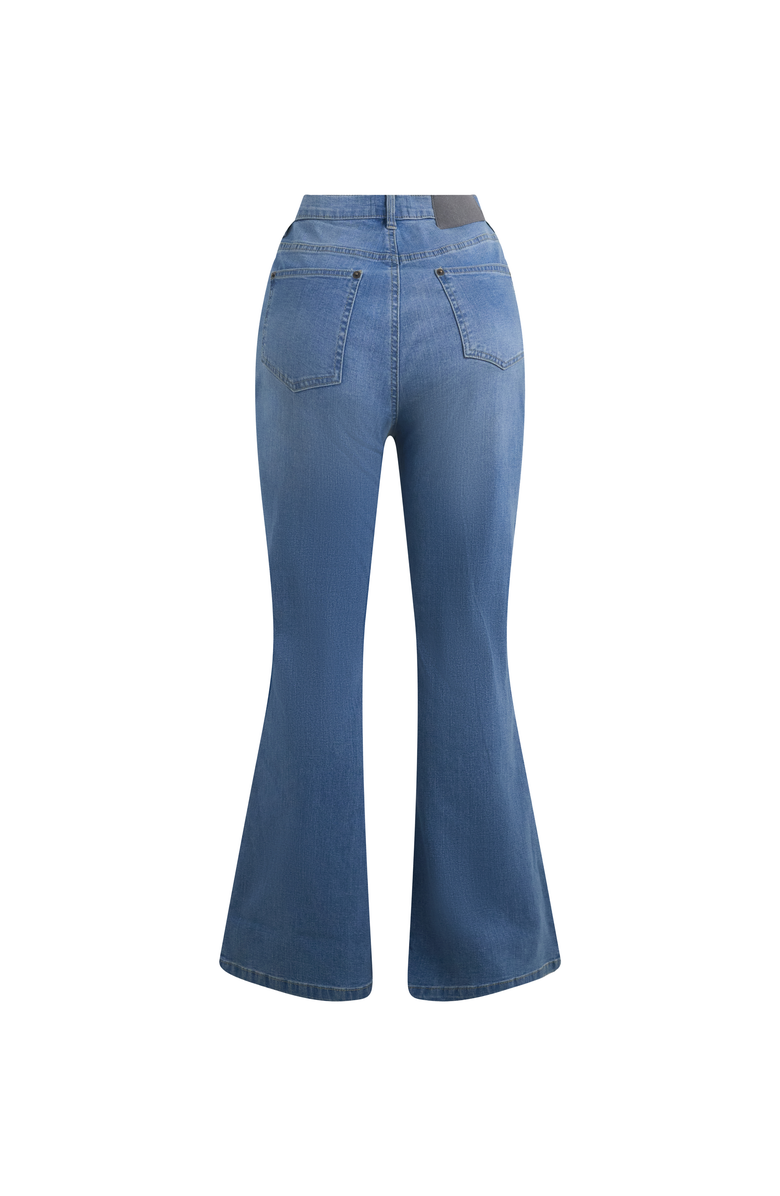 Solomon & Sage S&G Denim Boot Cut Leg Jeans, Alternate, color, Blue Wash