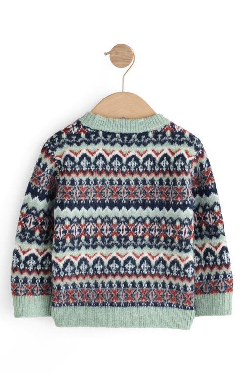 Next Kids' Fair Isle Sweater In Green