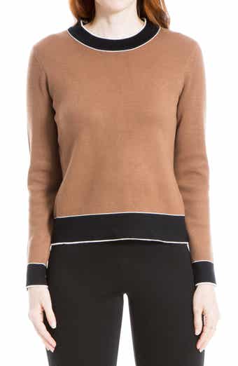 Flat Knit Tipped Sweater