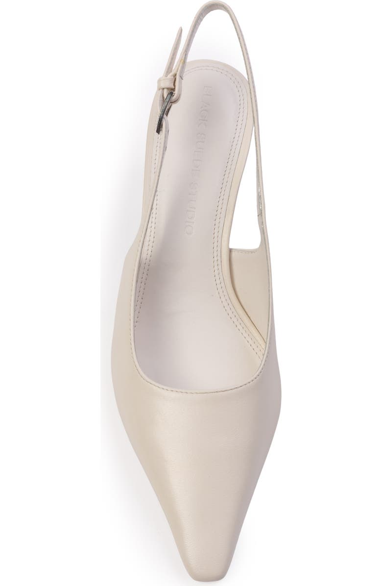 BLACK SUEDE STUDIO Lainey 50 Leather Pump, Alternate, color, Coconut Leather